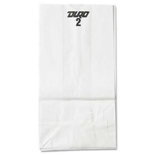 2# paper bag, 30lb, white, 4 5/16 x 5 15/16 x 7 7/8, 500/pack for sale