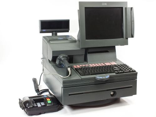 IBM  SurePOS 544 Retail System w/ VeriFone PinPad &amp; DataLogic Scanne (4840-544)