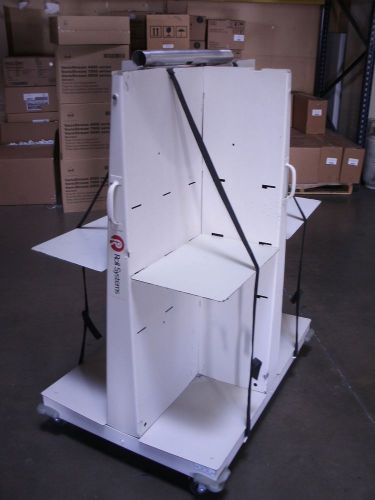 RSI 4-Way Paper Cart, 12&#034;x18&#034; Tray Size, Roll Systems Inc, Lasermax Roll