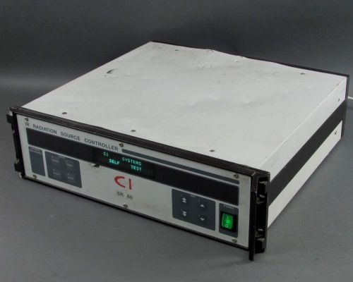 CI Systems SR-80 IR Infrared Radiation Source Controller FOR PARTS / REPAIR
