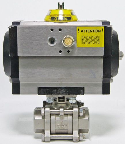 Max-air technology ut21 sr4 f07 lt rack &amp; pinion flanged actuator valve for sale