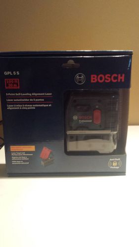Bosch 5-point self-leveling plumb and square laser model # gpl5s for sale