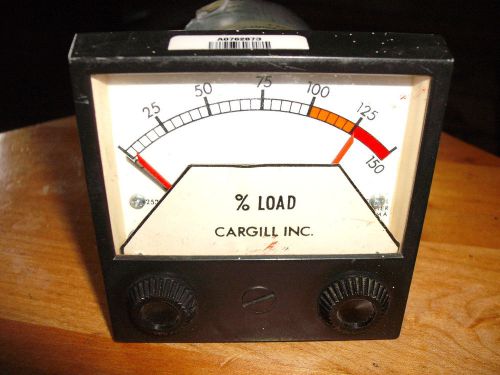 Simpson Load Meter 3323 Spec. D21623   0 - 150 volts % Load Meter