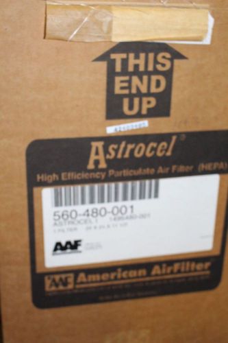New astrocel filter 560-480-001 24&#034; x 24&#034; by 11.5&#034; hepa filter for sale