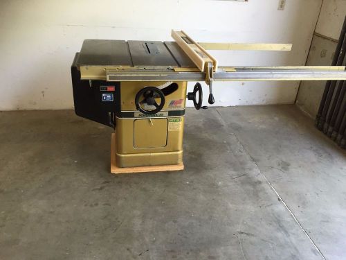 Powermatic model 66 table saw Professional tilting arbor 5HP woodworking 10&#034; saw