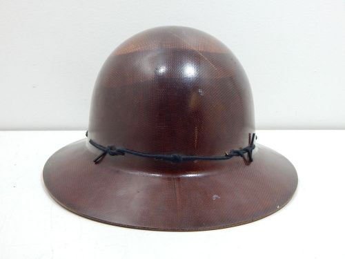 1941 Vintage MSA Skullgard Fiberglass Hard Hat with Original Liner