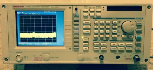 Advantest R3162 Spectrum Analyzer 9 kHz to 8 GHz with 30 Hz RBW, Oven Timebase
