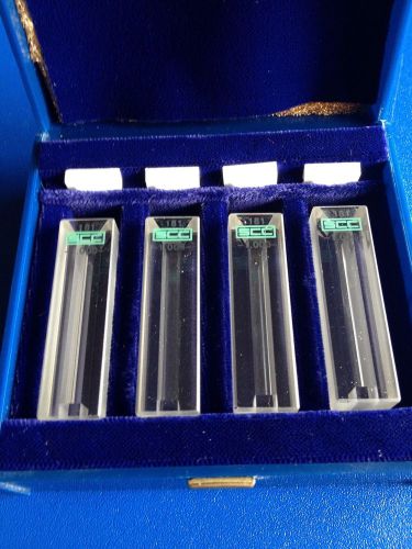 One box of 4 Cuvette Green SCC 181 Micro Cells Fisherbrand Hellma. S7293-36