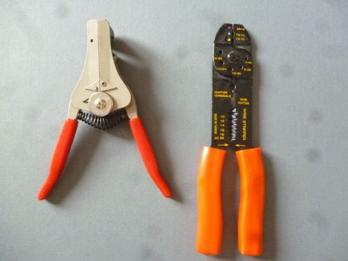 Two wire/fiberoptic stripping tools. (l973) for sale