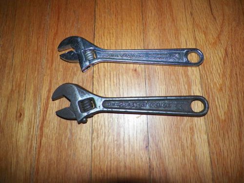 6&#034; Crescent Wrenches Crescent Tool Co. and Diamond Crescent Wrench