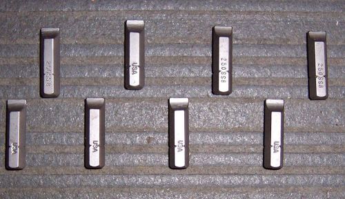 8 each Qualtool 250SS8 Slotted Insert Bits