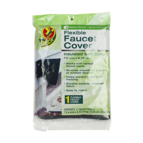 Duck Brand 280462 Insulated Soft Flexible Faucet Cover for Freeze Protection