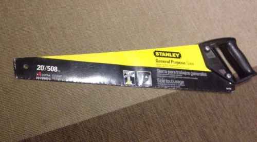 Stanley 20&#034;508mm 8 PT General Purpose SharpTooth Saw 15-775 New