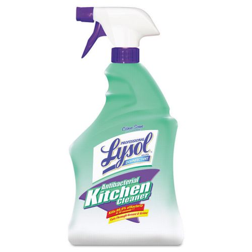 Professional LYSOL Brand Antibacterial Kitchen Cleaner 32oz Spray Bottle
