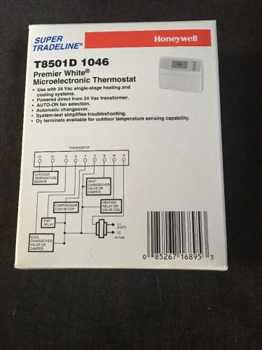 HONEYWELL T8501D 1046 MICROELECTRONIC THERMOSTAT NEW FREE SHIPPING