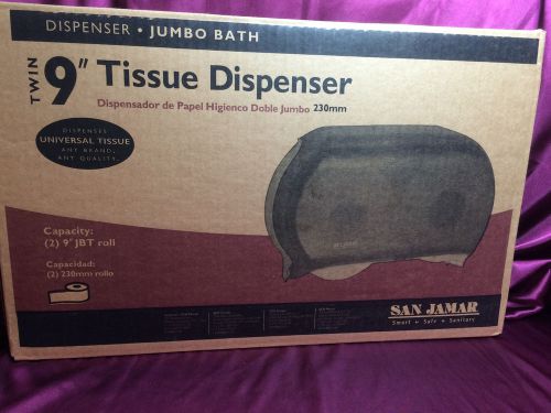 San jamar, twin 9&#034; tissue dispenser for sale