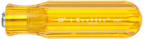 Xcelite 991BK Screwdriver Handle For Interchangeable Blade, Amber, 13/16&#034; Head,
