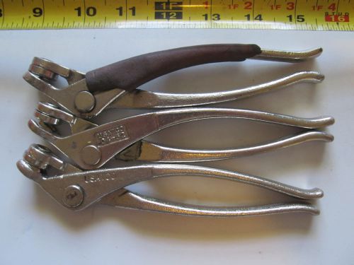 Aircraft tools 3 pair cleco pliers