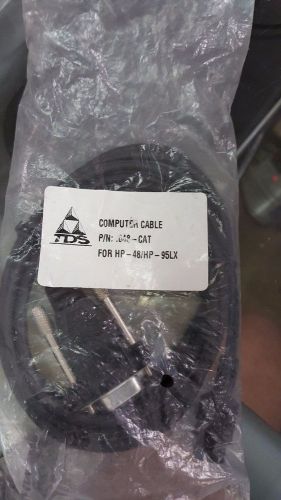 NEW TDS COMPUTER CABLE P/N .048 CAT FOR HP-48/HP-95LX