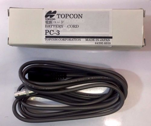 Topcon Battery Cord PC-3 51752