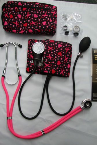 Prestige Sprague Stethoscope Blood Pressure Aneriod Sphygmomanometer KIT w/ BAG
