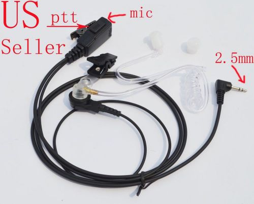 Fbi style headset/earpiece mic for motorola walkie talkie talkabout radio for sale
