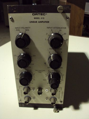 Ortec 410 Linear Amplifier, un-tested, nimbin nuclear plug-in