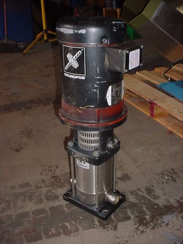 3 hp grundfos multi stage 1&#034; stainless steel centrifugal pump sanitary for sale
