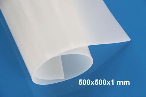 1mm thickness 50x50cm/20&#034;x20&#034; silicone rubber sheet plate mat high temp resist for sale