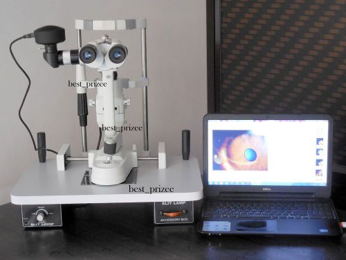 Slit lamp z type with usb camera and image capture software , slit lamps for sale
