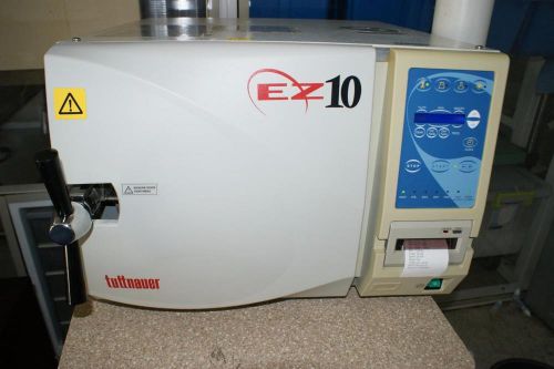 TUTTNAUER EZ10 MODEL 2540EA AUTOCLAVES with 4 TRAYS AND 1 HANDLE