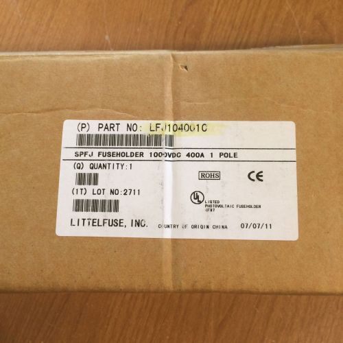 NIB Littelfuse LFJ104001C SPFJ Fuseholder