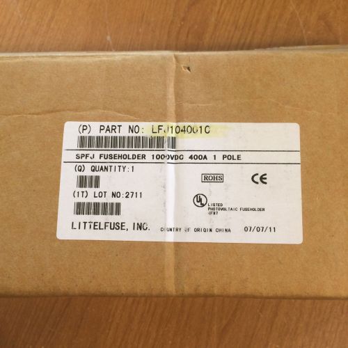 NIB Littelfuse LFJ104001C SPFJ Fuseholder