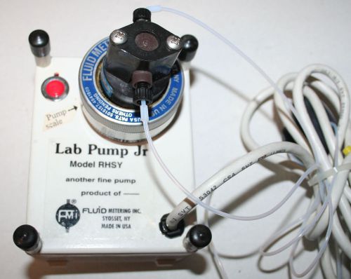 Fluid Metering INC Lab Pump Jr RHSY Series Pump Scientific Medical Apparatus