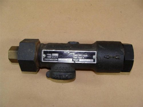 Spirax-sarco cl-6g cl6 thermoton 3/4&#034; npt liquid expansion steam trap 110-160 °f for sale