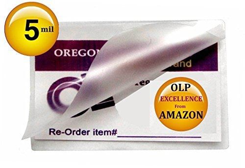 Oregon lamination premium 5 mil military card hot laminating pouches qty 500 for sale
