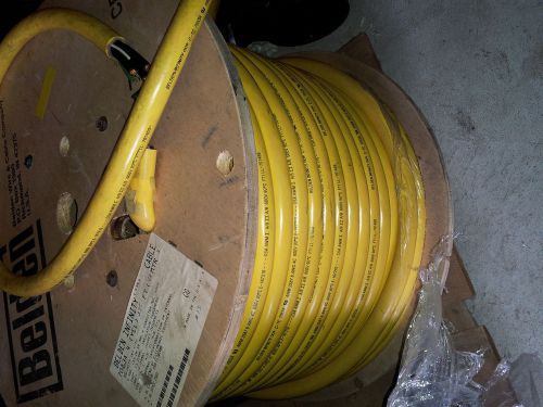 Belden infinity cable 6awg 4 cond yellow jacket 200&#039; wire new 6/4 for sale