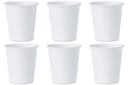 White Paper Water Cups 3 oz. 100Pack 6 Packs