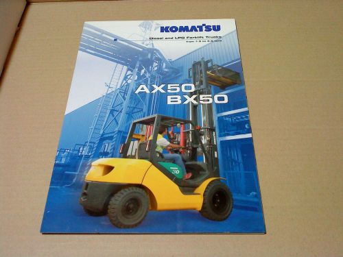 KOMATSU Forklift Sales Brochure