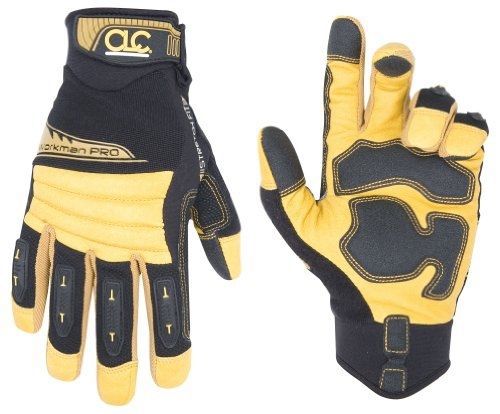 Custom leathercraft 149l workman pro flex grip work gloves, large for sale