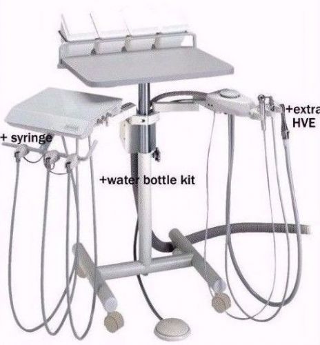 Beaverstate dental dual doctor&#039;s assistant&#039;s delivery cart w/ 2nd hve, water kit for sale