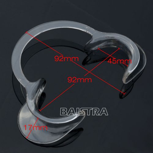 X 10 denta c-shape cheek retractor mouth opener whitening transparent big large for sale