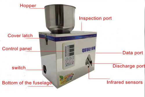 110v small dry powder particle subpackage device weighing and filling machine for sale
