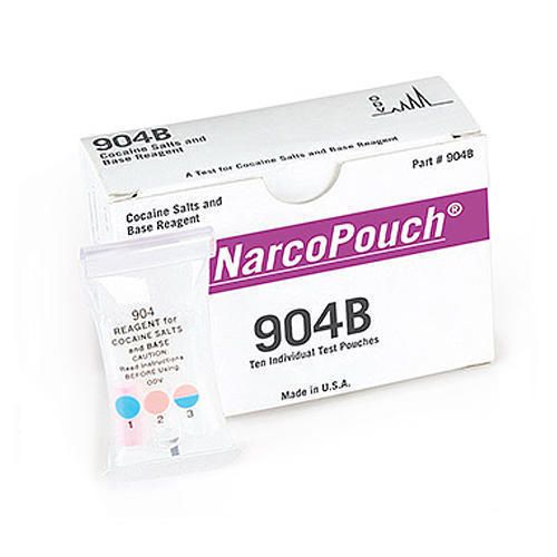 ARMOR FORENSICS 925 Lavender Color NarcoPouch Valium &amp; Diazepam Reagent BOX-10