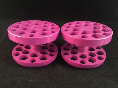 Lot of 2 Unbranded Purple 18-Place Rotor Bucket Inserts