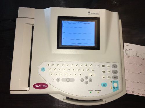 GE Healthcare Mac 1200 ECG EKG Machine System