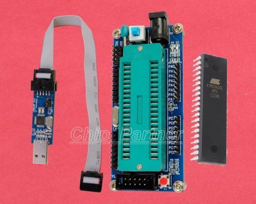 ATMEGA16L-8PU + AVR Minimum System Development Board + USBasp Programmer