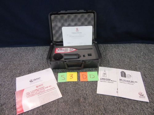 3M QUEST 2200 INTEGRATING METER AVERAGING SOUND NOISE LEVEL NO MANUAL DD NEW