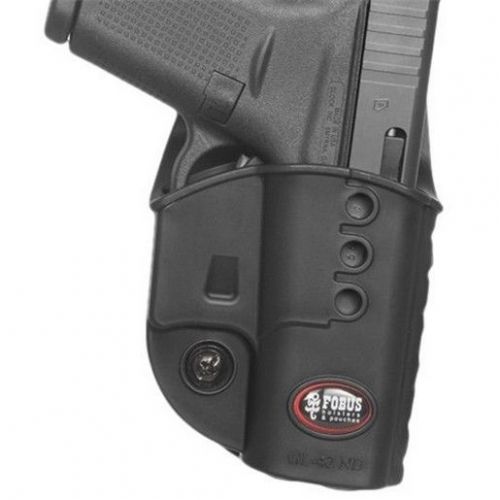 Fobus GL45NDBH Belt Holster Black Polymer RH for Glock 42