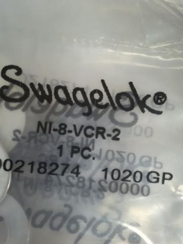 Swagelok NI-16-VCR-2 VCR gasket washer retainer fitting (10 gaskets) silver